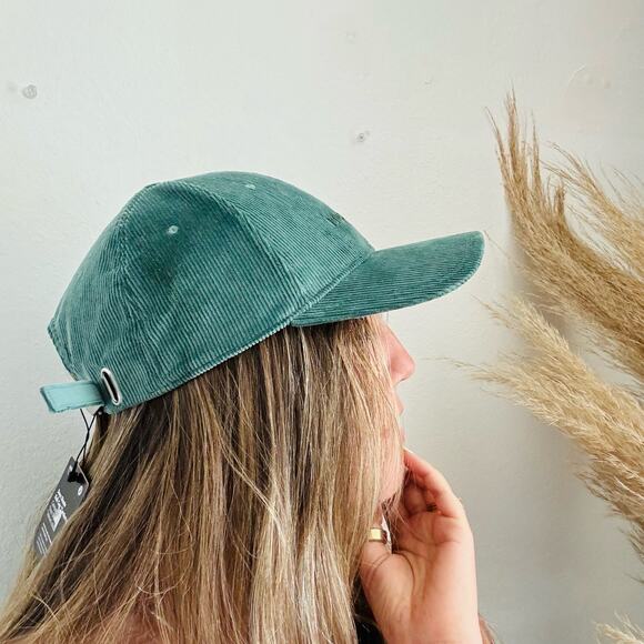 NEW LULULEMON Turqouise Green Blue Cord Corduroy Adjustable Dad Hat Baseball Cap main image 12